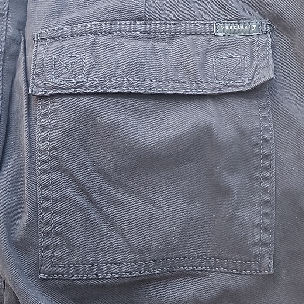 New Sanctuary Reissue Wide Leg Cargo Pants, NWT - Picture 6 of 14